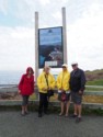 Eloise, Linda, June, and Livingston at the easternmost point